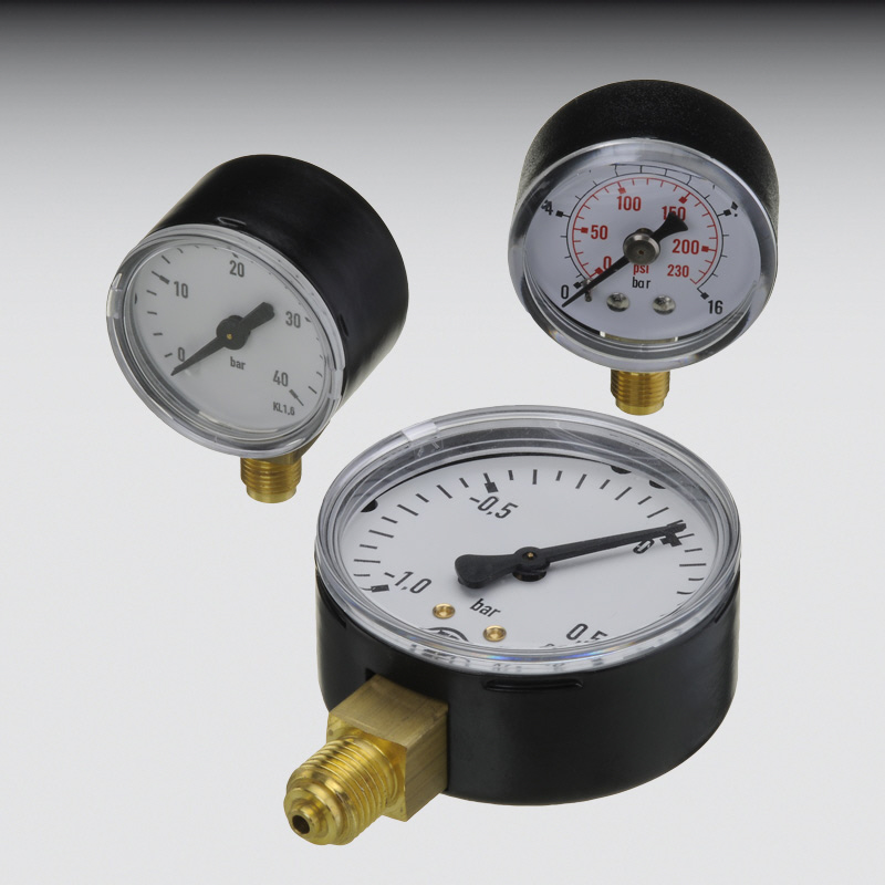 Manometer 63 mm Anschluss hinten