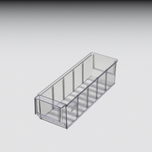 Lagerbox, transparent 300x 91x81 mm      LB300E