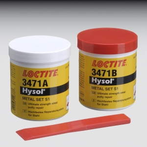 Loctite-Metallset, 500 gr 3471 S1 Stahl past. Hysol