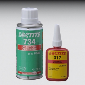 Loctite 317 Glas- Metallklebeset, 24/150 ml