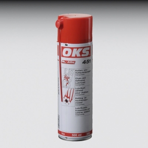 OKS 451 Ketten- und Haftschmierstoff, transparent, Spray 400 ml