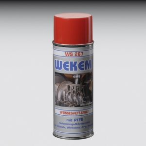 Wekem WS 267,  400 ml Fettspray weiss mit PTFE