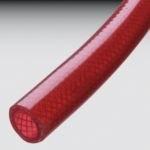 PVC-Gewebeschlauch, rot 9x3,0 mm/rot 12 bar