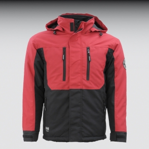 HH-Jacke Berg Gr. S       rot/schwarz