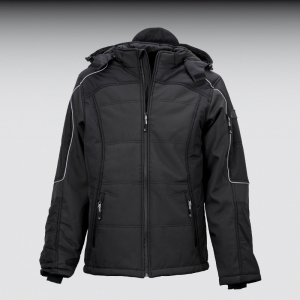 Kbler-Steppjacke Gr. S        grau/schwarz