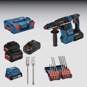 Bosch Akku-Bohrhammer AKTION GBH 18V-26F, 2x ProCORE 18V 8.0