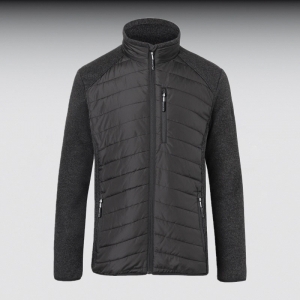 Kbler Steppjacke Hybrid Gr. L     schwarz/dunkelgrau