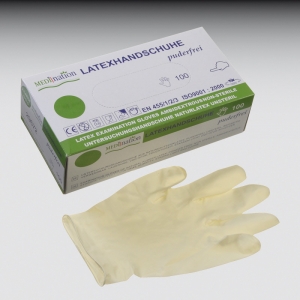 Latex-Handschuhe MEDInation ungepu. Gr. S , 100 Stck