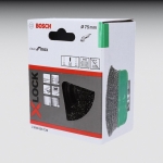 Bosch X-LOCK Topfbrste rostfrei 75mm gewellter Draht, Drahtstr