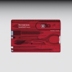 Victorinox SwissCard Classic rot transparent