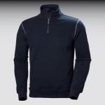 HH Oxford Sweatshirt Half Zip Gr. L marine