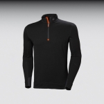 Helly Hansen Funktionsshirt half-zip Lifa Merino Gr. S    schwar